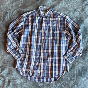 Gap Plaid flannel Cowboy Rustic men’s size medium 100% cotton